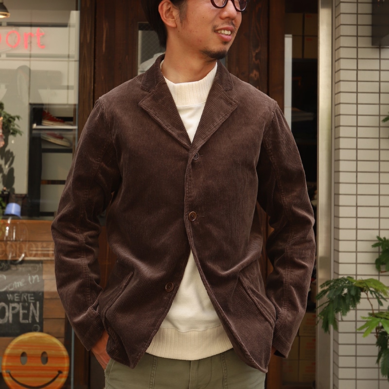 WORKERS Lounge Jacket Dark Brown Corduroy/ワーカーズ ラウンジ